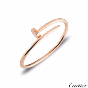 Cartier Rose Gold Plain Juste Un Clou Bracelet Size 18 B6048118 Cartier Rose Gold Plain Juste Un Clou Bracelet Size 18 B6048118